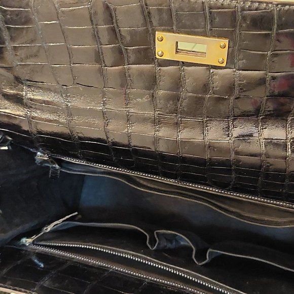 VINTAGE Crocodile Handbag 32 CM - Picture 2 of 15